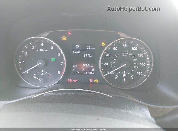 5NPD84LF3HH189291 2017 HYUNDAI ELANTRA Черный Вид задних сидений
