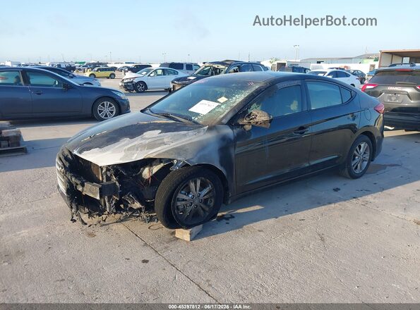 5NPD84LF3HH189291 2017 HYUNDAI ELANTRA Черный Передняя левая четверть