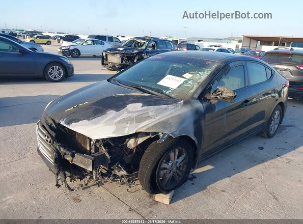 5NPD84LF3HH189291 2017 HYUNDAI ELANTRA Черный Вид спереди