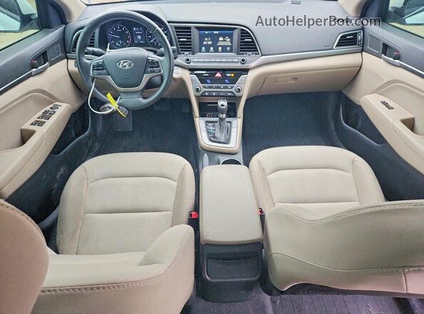 5NPD84LF3HH192286 2017 HYUNDAI ELANTRA White Dashboard view