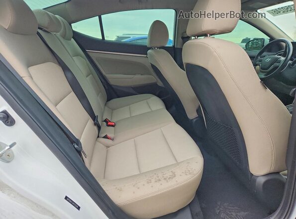 5NPD84LF3HH192286 2017 HYUNDAI ELANTRA White Rear seats view