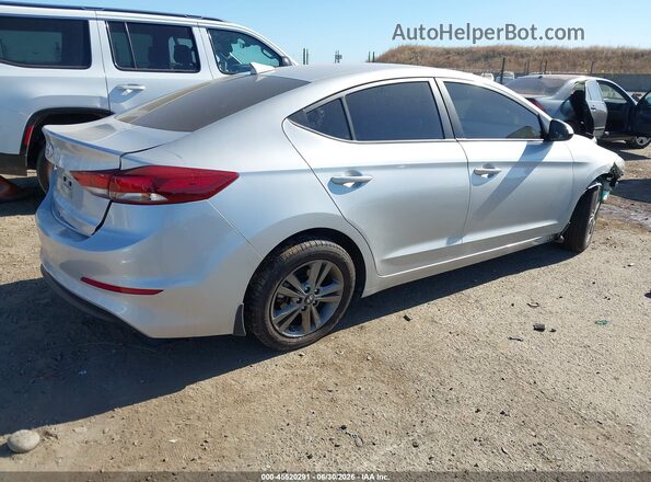 5NPD84LF3JH223896 2018 HYUNDAI ELANTRA Silver Trasero derecho