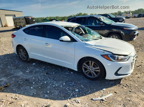 5NPD84LF3JH236244 2018 HYUNDAI ELANTRA White წინა მარჯვენა