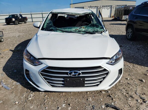 5NPD84LF3JH236244 2018 HYUNDAI ELANTRA White წინა ხედი