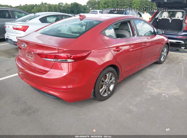 5NPD84LF3JH249009 2018 HYUNDAI ELANTRA Red Задня права чверть