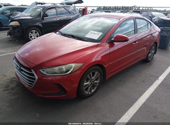 5NPD84LF3JH249009 2018 HYUNDAI ELANTRA Red Передня ліва чверть