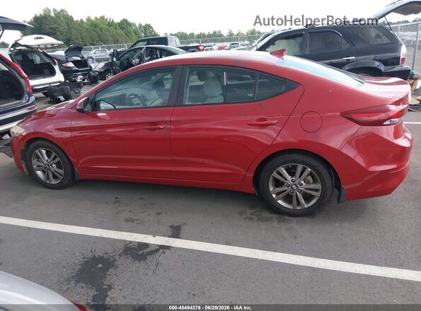 5NPD84LF3JH249009 2018 HYUNDAI ELANTRA Red Панорамний вид салону 360°