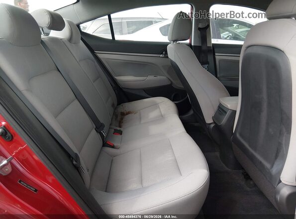 5NPD84LF3JH249009 2018 HYUNDAI ELANTRA Red Вид наклейки з VIN-кодом