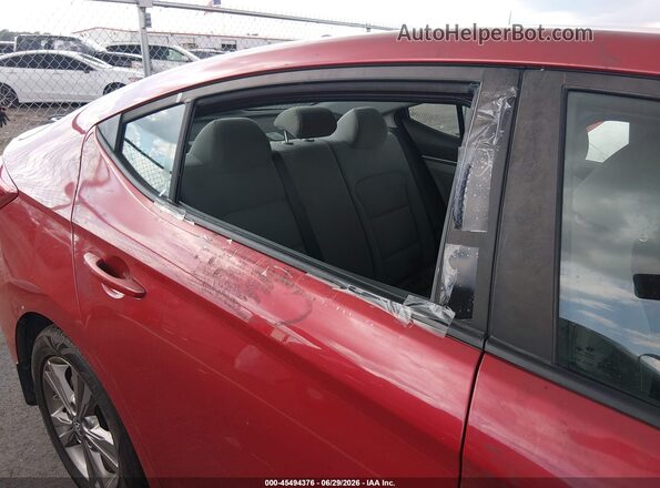 5NPD84LF3JH249009 2018 HYUNDAI ELANTRA Red 
