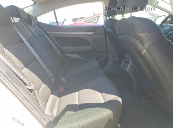 5NPD84LF3JH292054 2018 HYUNDAI ELANTRA White უკანა სავარძლების ხედი