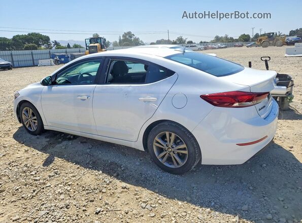 5NPD84LF3JH292054 2018 HYUNDAI ELANTRA White უკანა მარცხენა