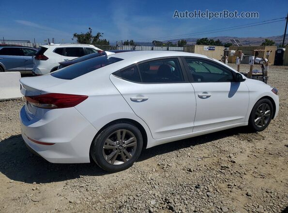 5NPD84LF3JH292054 2018 HYUNDAI ELANTRA White უკანა მარჯვენა