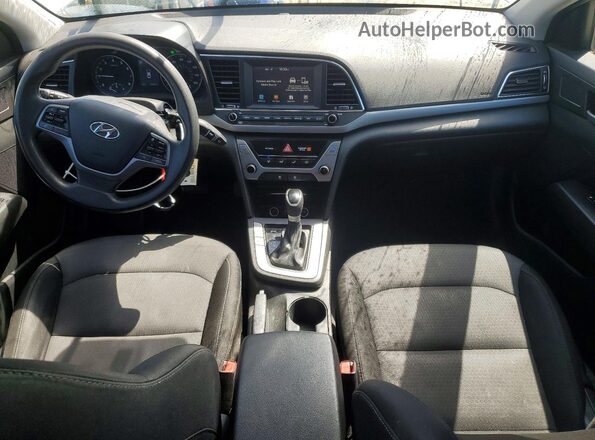 5NPD84LF3JH292054 2018 HYUNDAI ELANTRA White წინა პანელის ხედი