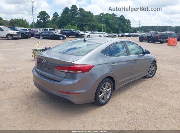 5NPD84LF3JH309130 2018 HYUNDAI ELANTRA Серый Задняя правая четверть