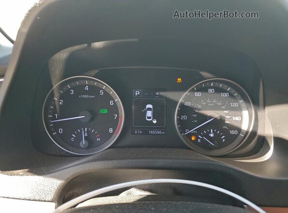 5NPD84LF3JH309743 2018 HYUNDAI ELANTRA Белый Вид щитка приборов