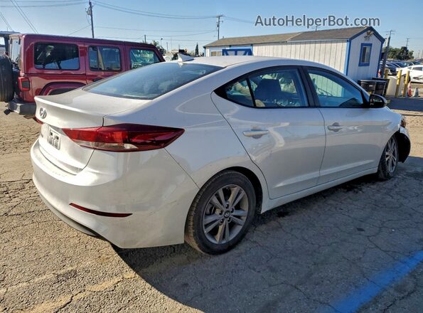 5NPD84LF3JH309743 2018 HYUNDAI ELANTRA Белый Задняя правая четверть