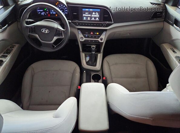 5NPD84LF3JH320774 2018 HYUNDAI ELANTRA Белый Вид панели приборов
