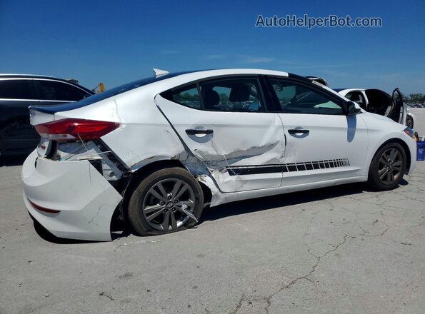 5NPD84LF3JH331273 2018 HYUNDAI ELANTRA Белый Задняя правая четверть