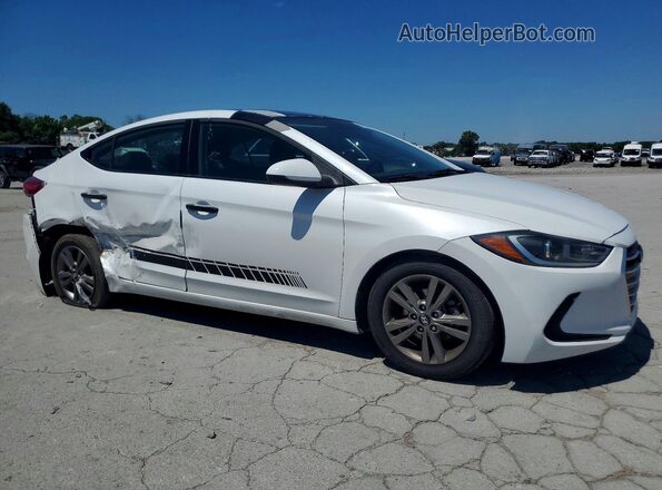 5NPD84LF3JH331273 2018 HYUNDAI ELANTRA Белый Передняя правая четверть