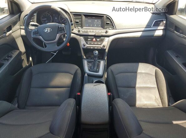 5NPD84LF3JH331273 2018 HYUNDAI ELANTRA Белый Вид панели приборов