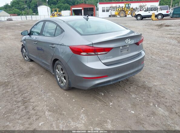 5NPD84LF3JH335968 2018 HYUNDAI ELANTRA Gray Задня ліва чверть