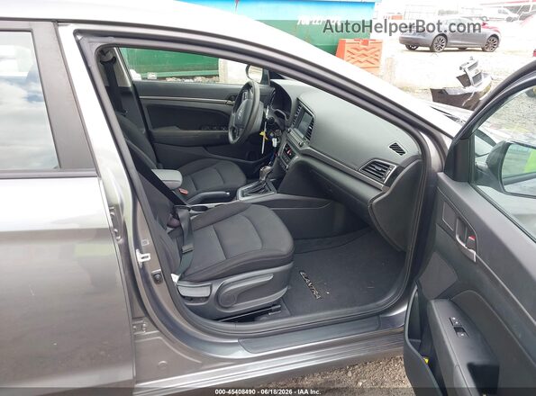 5NPD84LF3JH343908 2018 HYUNDAI ELANTRA Gray Widok wnętrza z przodu