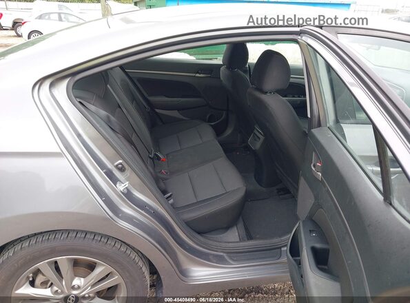 5NPD84LF3JH343908 2018 HYUNDAI ELANTRA Gray Widok naklejki z numerem VIN