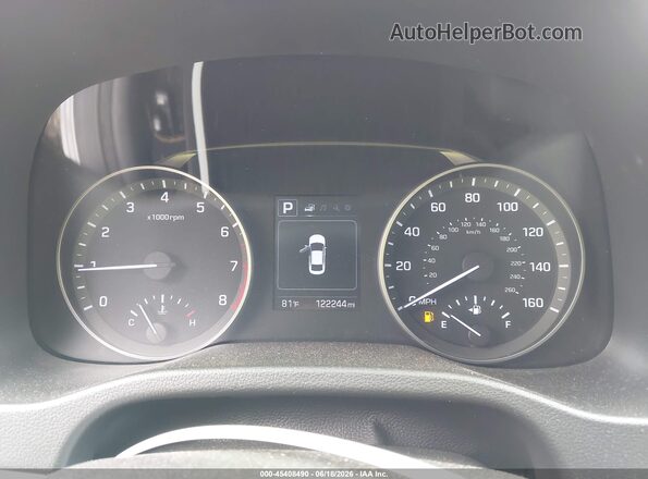 5NPD84LF3JH343908 2018 HYUNDAI ELANTRA Gray Widok tylnych siedzeń