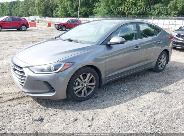 5NPD84LF3JH343908 2018 HYUNDAI ELANTRA Gray Przód lewy