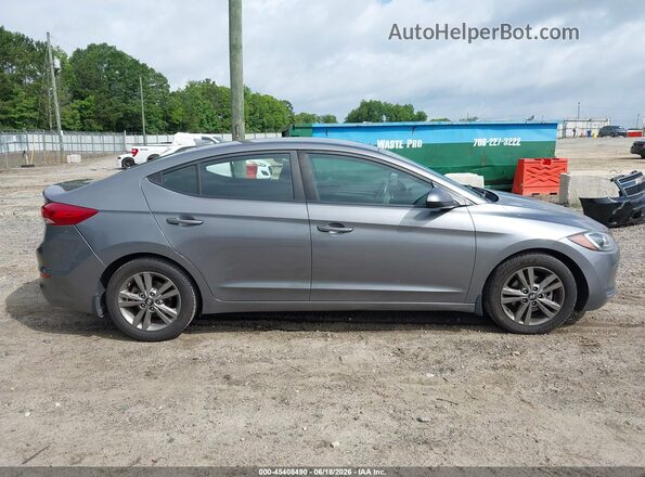 5NPD84LF3JH343908 2018 HYUNDAI ELANTRA Gray Widok wnętrza z tyłu