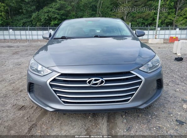 5NPD84LF3JH343908 2018 HYUNDAI ELANTRA Gray Widok zestawu wskaźników