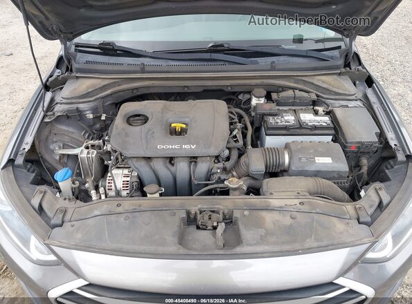 5NPD84LF3JH343908 2018 HYUNDAI ELANTRA Gray Widok z tyłu