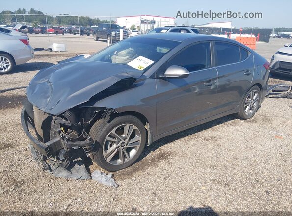 5NPD84LF3JH358831 2018 HYUNDAI ELANTRA Gray Передня ліва чверть