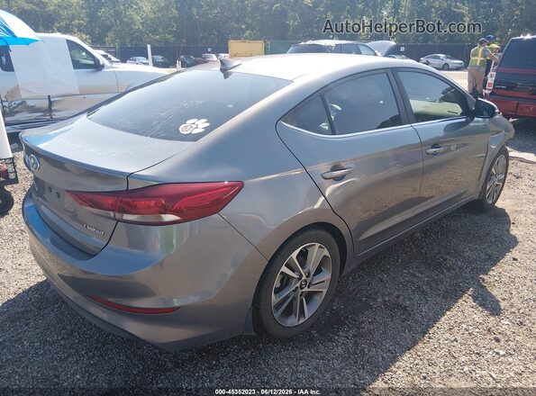 5NPD84LF3JH358831 2018 HYUNDAI ELANTRA Gray Задня права чверть