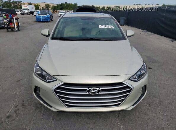 5NPD84LF3JH375175 2018 HYUNDAI ELANTRA Cream Widok z przodu