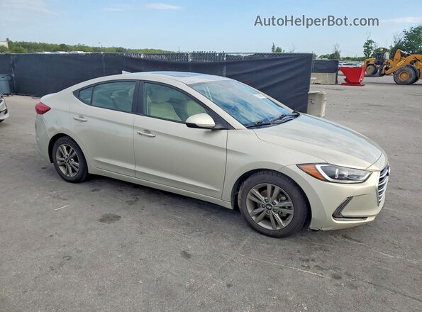 5NPD84LF3JH375175 2018 HYUNDAI ELANTRA Cream Przód prawy