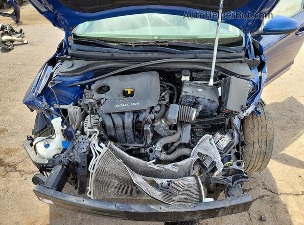 5NPD84LF3JH384555 2018 HYUNDAI ELANTRA Blue 