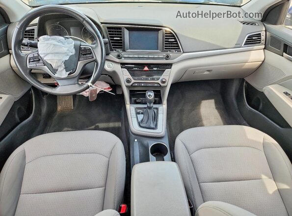 5NPD84LF3JH384555 2018 HYUNDAI ELANTRA Blue 