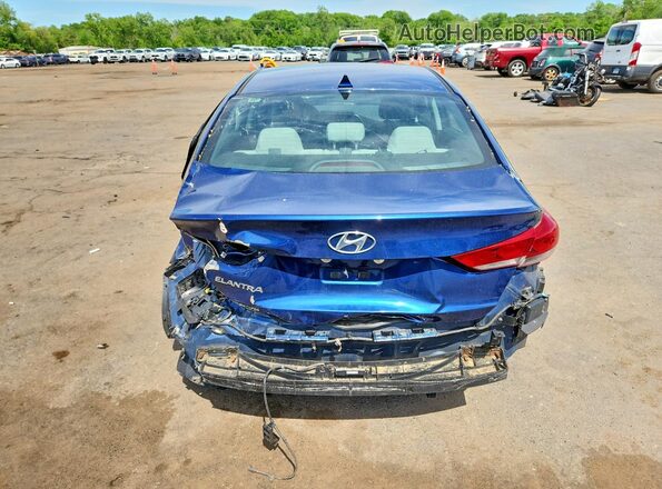 5NPD84LF3JH384555 2018 HYUNDAI ELANTRA Blue 