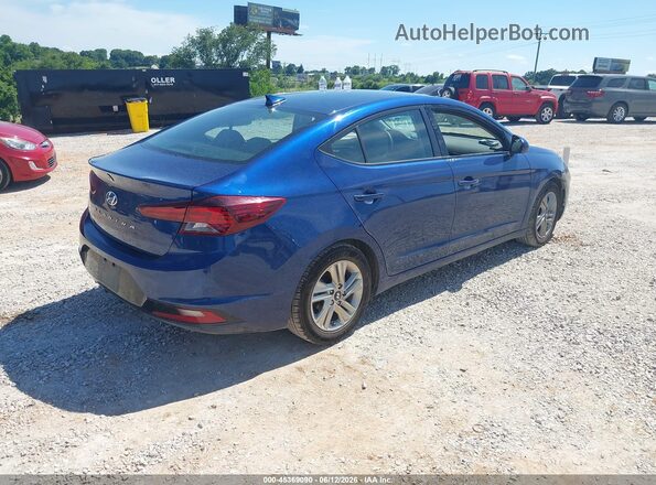 5NPD84LF3KH440706 2019 HYUNDAI ELANTRA Blue Задня права чверть