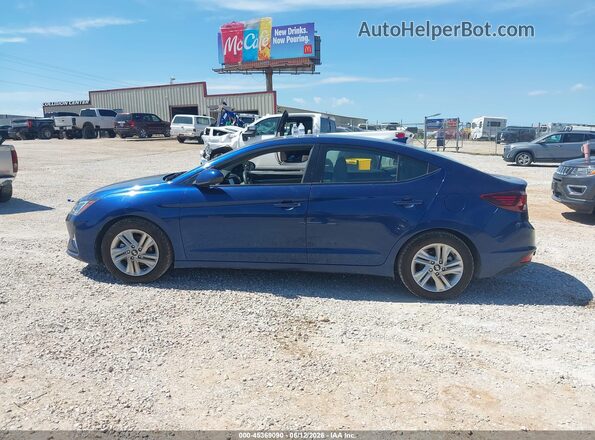 5NPD84LF3KH440706 2019 HYUNDAI ELANTRA Blue Панорамний вид салону 360°