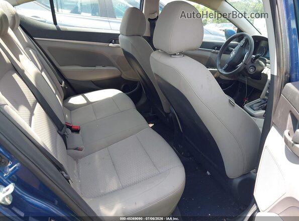 5NPD84LF3KH440706 2019 HYUNDAI ELANTRA Blue Вид наклейки з VIN-кодом