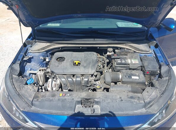 5NPD84LF3KH440706 2019 HYUNDAI ELANTRA Blue Вид ззаду
