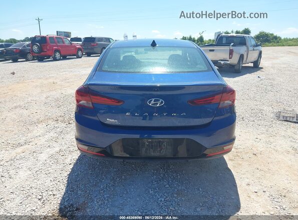 5NPD84LF3KH440706 2019 HYUNDAI ELANTRA Blue 