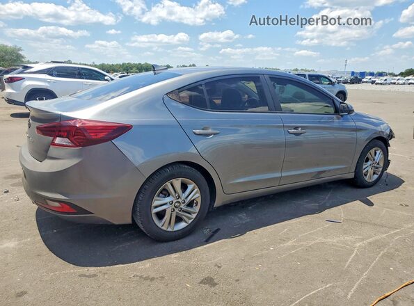 5NPD84LF3KH444674 2019 HYUNDAI ELANTRA Gray 