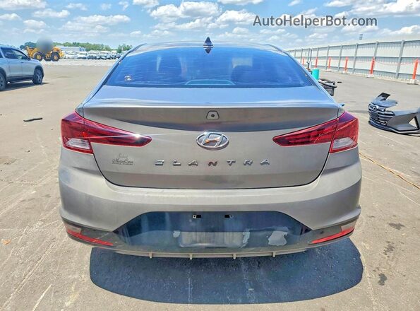 5NPD84LF3KH444674 2019 HYUNDAI ELANTRA Gray 