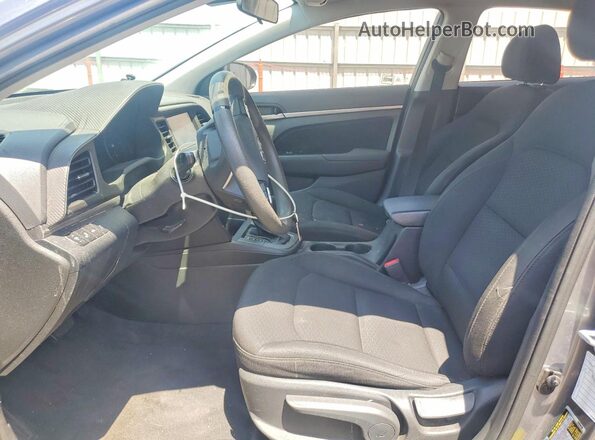 5NPD84LF3KH444674 2019 HYUNDAI ELANTRA Gray 