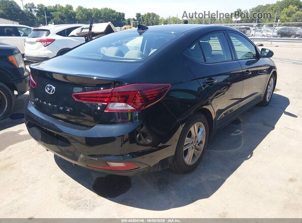 5NPD84LF3KH456243 2019 HYUNDAI ELANTRA Черный Задняя правая четверть