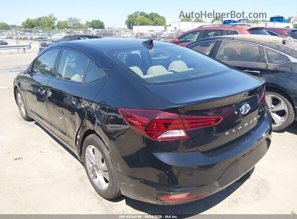 5NPD84LF3KH456243 2019 HYUNDAI ELANTRA Черный Задняя левая четверть