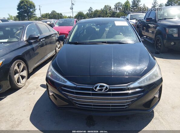5NPD84LF3KH456243 2019 HYUNDAI ELANTRA Черный Вид щитка приборов